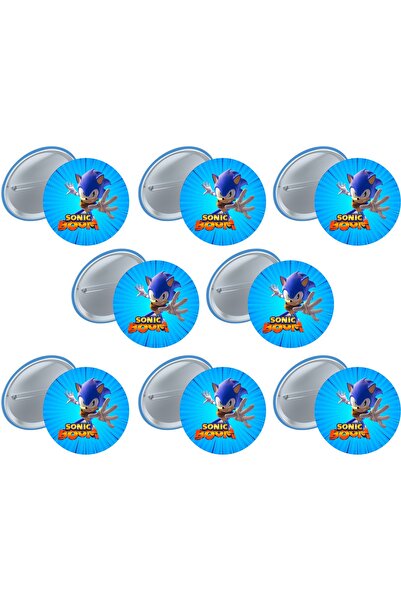 Sonic Boom Yaka Ve Çanta Rozet