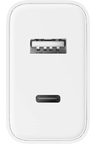 Xiaomi Mi Usb + Type-c Girişli 33w Şarj Cihazı, Şarj Adaptörü, Beyaz