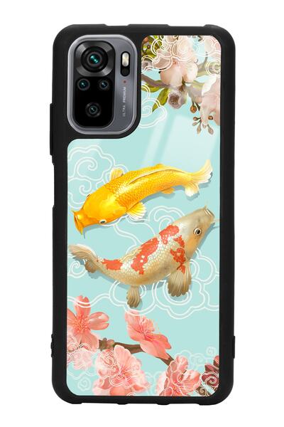 Spoyi حافظة هاتف لامعة بتصميم سمكة كوي لهاتف Xiaomi Redmi Note 10 - 10s
