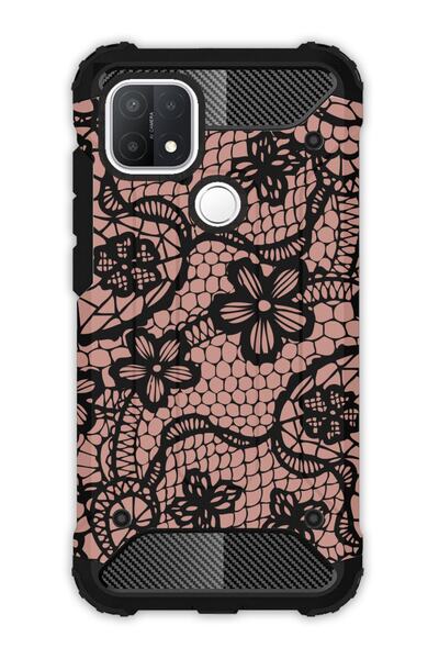 OPPO A15 A15s Uyumlu Kılıf Tank Full Koruma Antişok - Mix Mandala