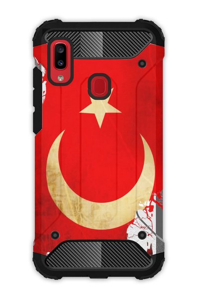 Cekuonline Samsung Galaxy A20 A30 Compatible Case Tank Full Protection Antish...
