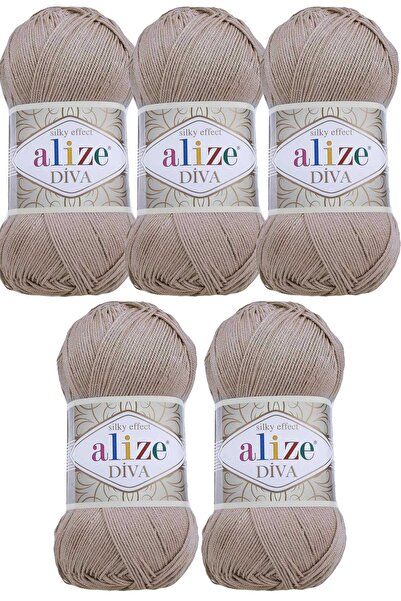 Alize Νήματα πλεξίματος Diva Shiny Mercerized Summer Spring No:167 (5 τεμάχια)