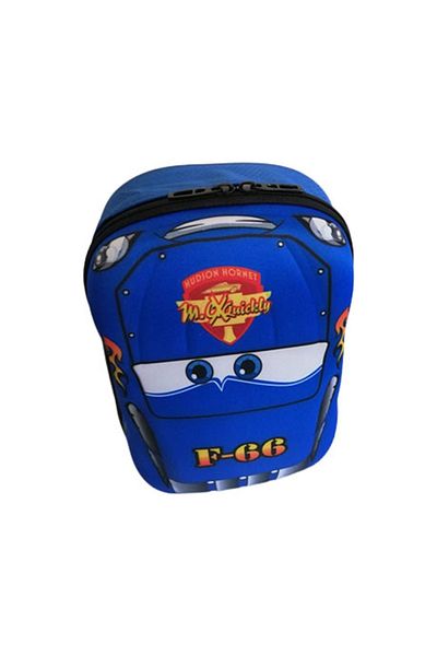 DZC KUZENLER AVM Kindergarten Nursery Backpack 3-6 Years Old Children's Race Car 5d Dimensional Large Size