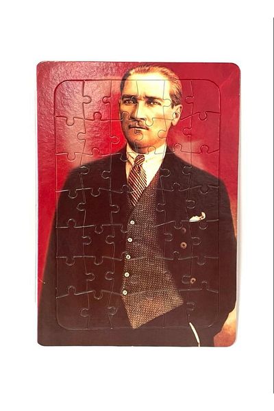 Timon Ataturk Cardboard Puzzle - 42 Pieces (25x35cm)