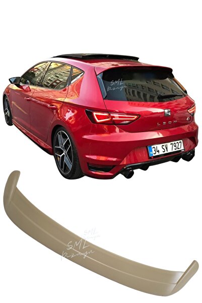 SML Dizayn Seat Leon Mk3 Bagaj Üstü Spoiler/spoyler Ithal Plastik Kanat Rüzga...