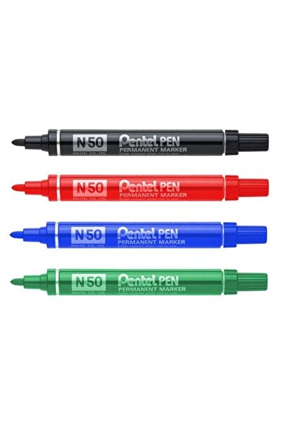 Pentel Permanent Markör Yuvarlak Uç Metal Gövde