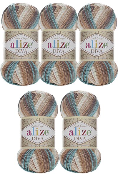 Alize Diva Bright Mercerized Fire de vară și primăvară Fire de tricotat Nr.: ...