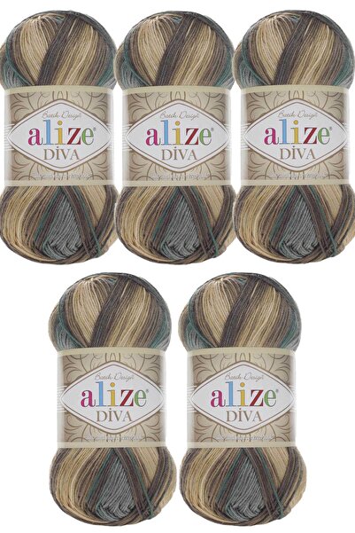 Alize Diva Bright Mercerized Fire de vară și primăvară Fire de tricotat Nr.: ...