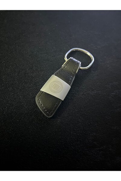 idealaksesuar Fiat Leather Metal Laser Printing Auto Keychain Car Keychain Lo...