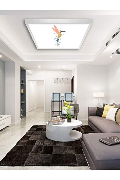 Gökyüzü Panel Salon-avize-60x60-54w-led-armatür-oturma-odası-aydınlatma-spor-avize-modelleri-new Home Chandelier