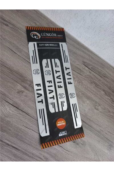 Genel Markalar Fıat Uyumlu Pleksi Nikelaj Parlak Krom Renk Araç Oto Kapı Eşiğ...