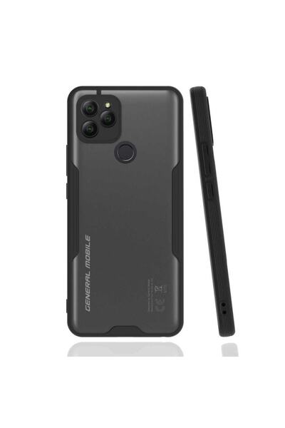 Musal General Mobile 21 Compatible Case with Camera Protection Transparent Si...