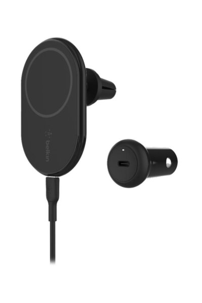Belkin Manyetik Kablosuz Araç Şarj Cihazı 10w (adaptör Dahil)