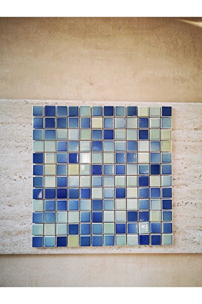 VitrA 2.5x2.5 Colorline Yeşil-mavi Mix 1 Parlak