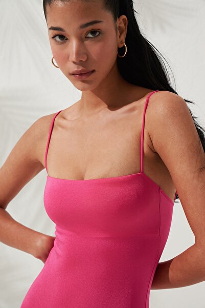 Beach&Beyond Kadın Fusya Ince Askılı Mayo