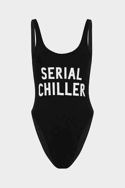 Açelya Okcu Serial Chiller Slogan Push Up Μαγιό