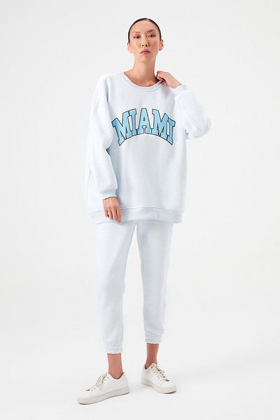 Açelya Okcu Hanorac oversize cu imprimeu Miami