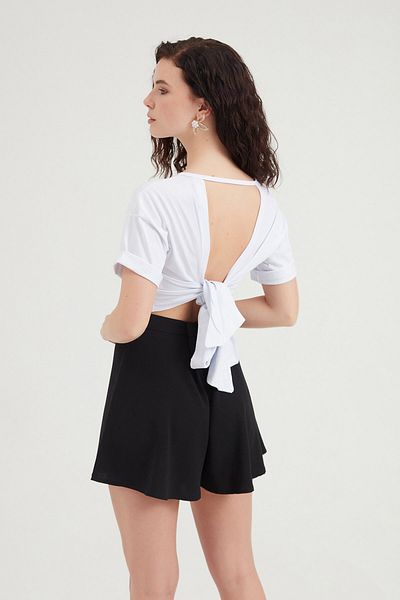 Açelya Okcu Back Window Tie Blouse