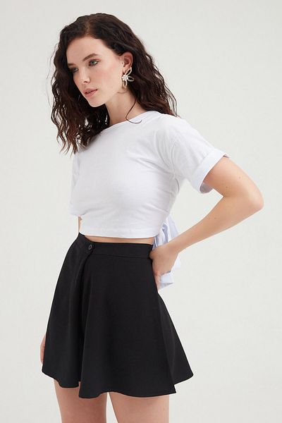Açelya Okcu Back Window Tie Blouse
