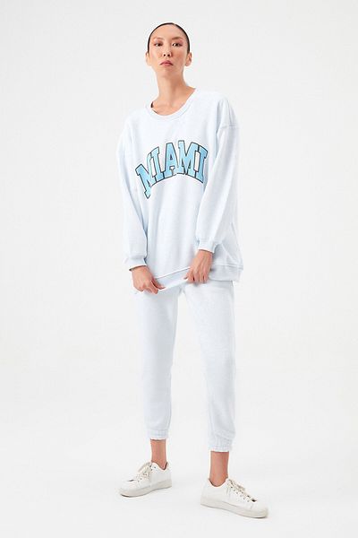 Açelya Okcu Pantaloni de sport cu buzunar, cu picioare elastice