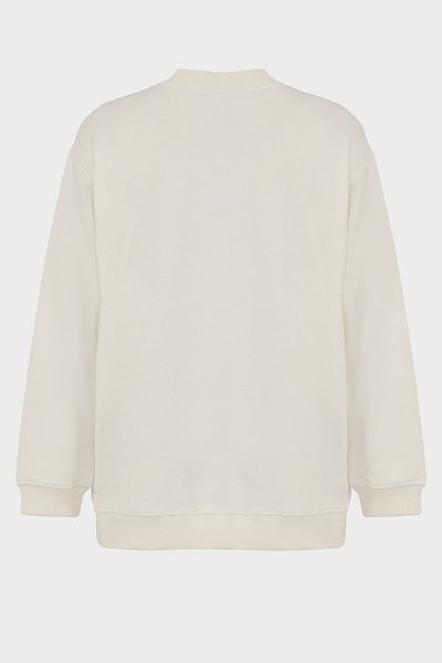 Açelya Okcu Boyfriend Crew Neck Sweatshirt