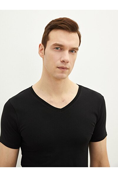 LC Waikiki V-Neck Short Sleeve Cotton Men's Undershirt