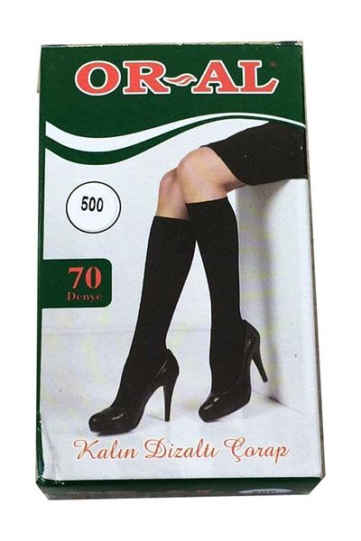 OR-AL 12 чифта дамски чорапи Oral Дебела зелена кутия 70 дение