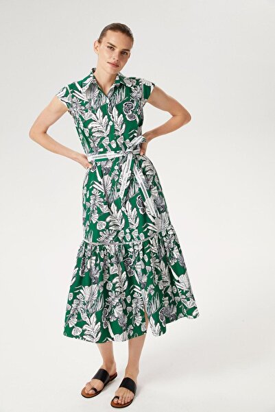 Exquise Kısa Kollu Gömlek Elbise 2218034