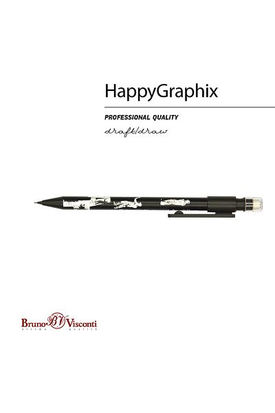 Bruno Visconti happygraphix'' Versatil, Nib Pen 0,7mm Rap