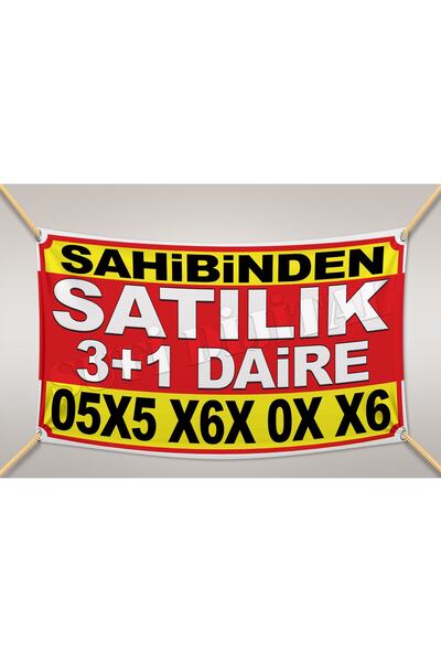 SUFİ DİJİTAL Sahibinden Satılık Branda- Afiş- Pankart 70X100 cm LÜTFEN AÇİKLA...