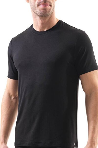 Blackspade Men's Silver Short Sleeve Black T-shirt 9306