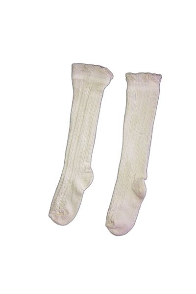 Prox Ecru Baby Socks Below the Knee