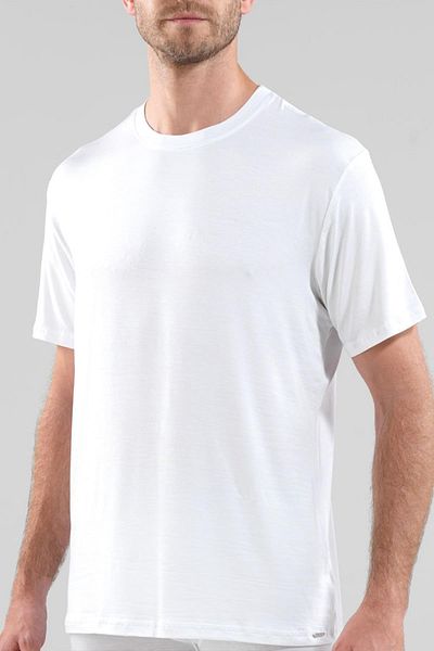 Blackspade Men's Silver Short Sleeve White T-shirt 9306