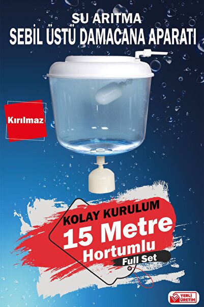 Dijitsu Djt-20 Gediz Uyumlu Sebil Üstü Aparatı Kırılmaz,hazneli (15 Metre Hor...