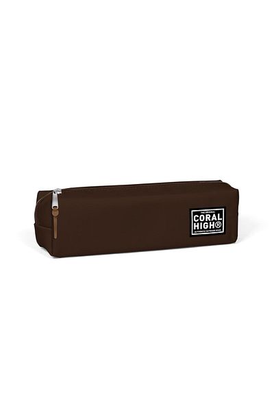 Coral High Καφέ πολυτελής τσάντα στυλό