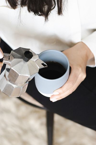 Beige & Stone Natural Stone Handleless Ceramic Mug