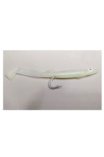 ALDOS Raglou Tarzı Iğneli Silikon Yem 10,5 Cm Beyaz (2 AD)