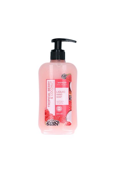 Watsons Hand Soap Red Fruit & Coconut 500 Ml