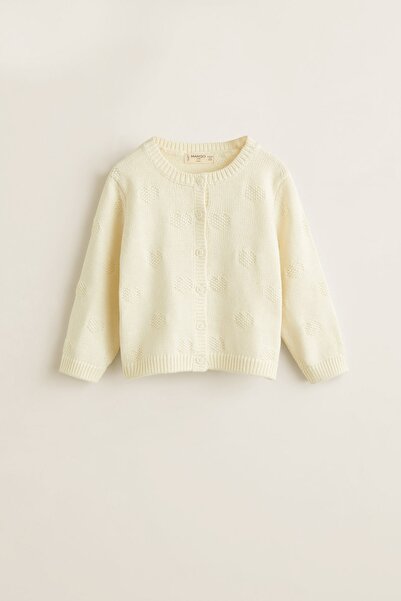 MANGO Baby Baby Ecru Cardigan43080729