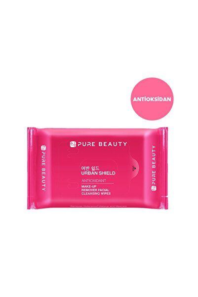 PURE BEAUTY Antioxidant Makyaj Temizleme Mendili Nar Özlü 20 Adet