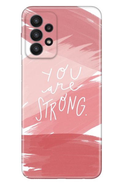 Cekuonline Galaxy A23 Compatible Case 0.4mm Laser Cut Silicone Cover You Are ...