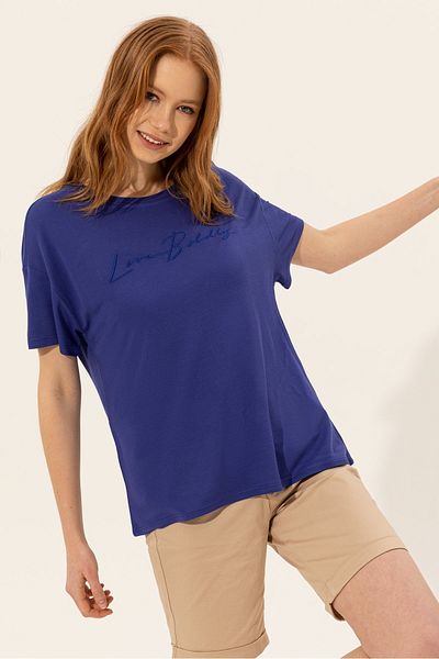 U.S. Polo Assn. Tricou albastru pentru femei