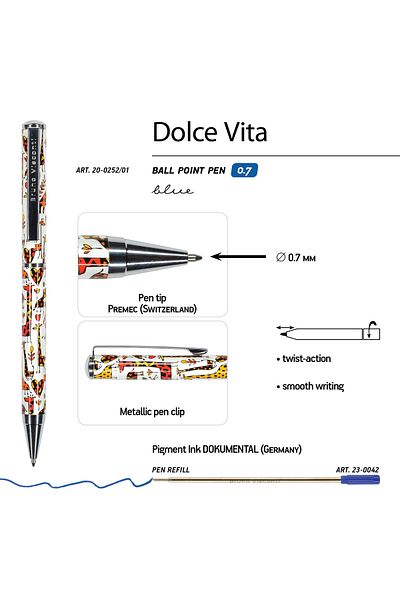 Bruno Visconti Dolce Vita Ballpoint Pen 0.7mm