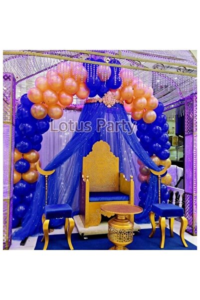 LOTUS PARTY 100 Pieces - Circumcision Wedding Themed Balloon Chain Set ( Gold...