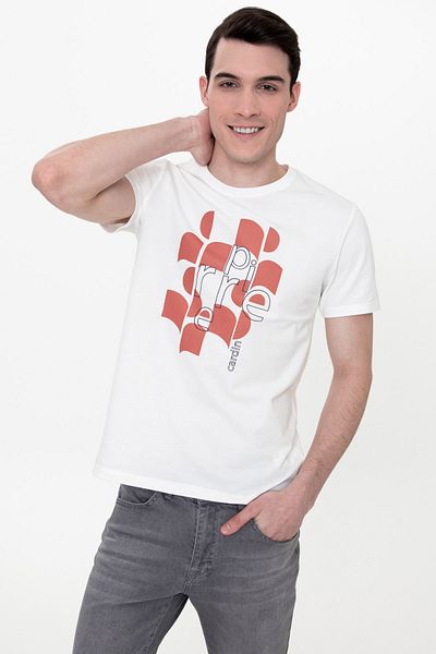 Pierre Cardin Ανδρικό T-Shirt Ecru - G021Sz011.000.1369956