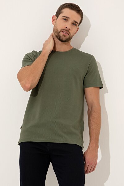 Pierre Cardin Ανδρικό T-Shirt Khaki G021Sz011.000.1369911
