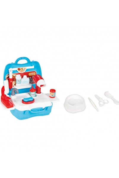 PİLSAN 03 564 Çantalı Veteriner Seti -Pilsan Oyuncak