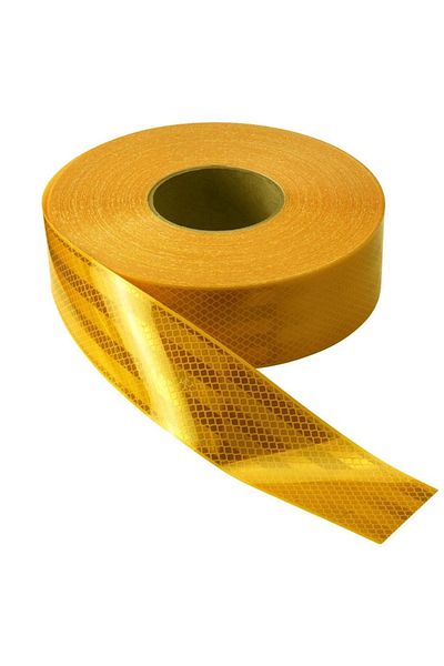 Telvesse Reflective Highlighter Strip Tape Warning Tape Tuvturk Compatible C E1 Approved Yellow 10 Meters