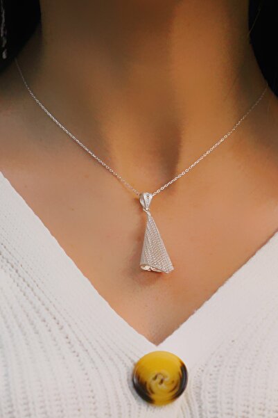 Midyat Nurtaş Gümüş Kadın Lüle Model Elişçiliği Telkari Gümüş Kolye MNG201014379