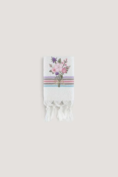 Arliva Home منشفة أسومان مطرزة إكرو 30x50